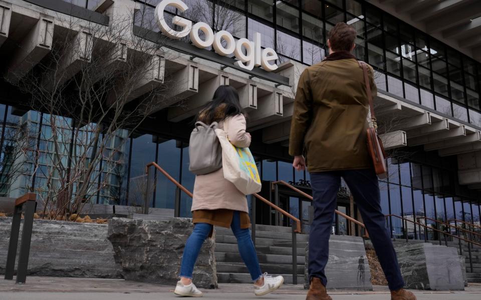 The Google building in New York shortly after it opened in February