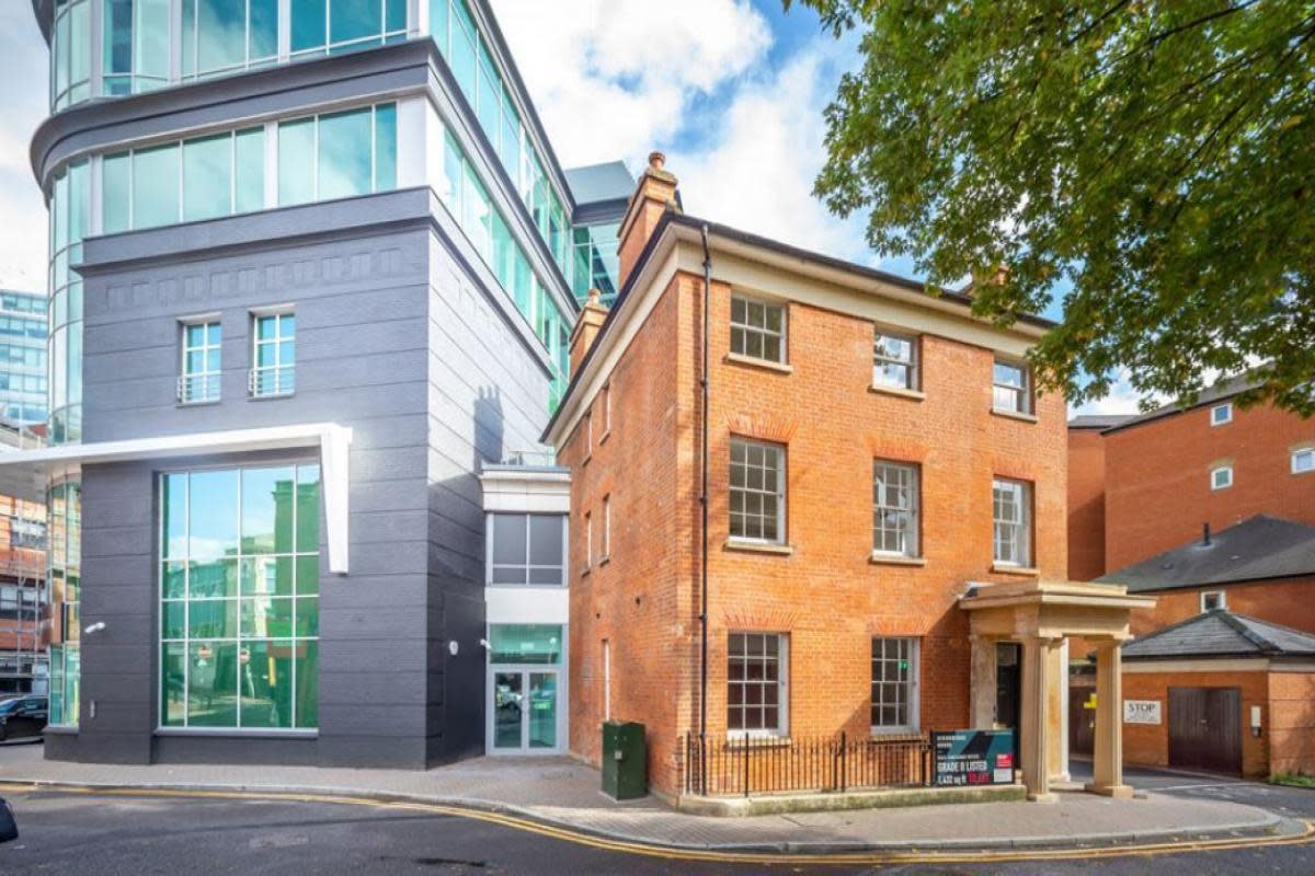 Highbridge House in Kings Road, Reading town centre, a Grade II listed building. Credit: Feilden + Mawson