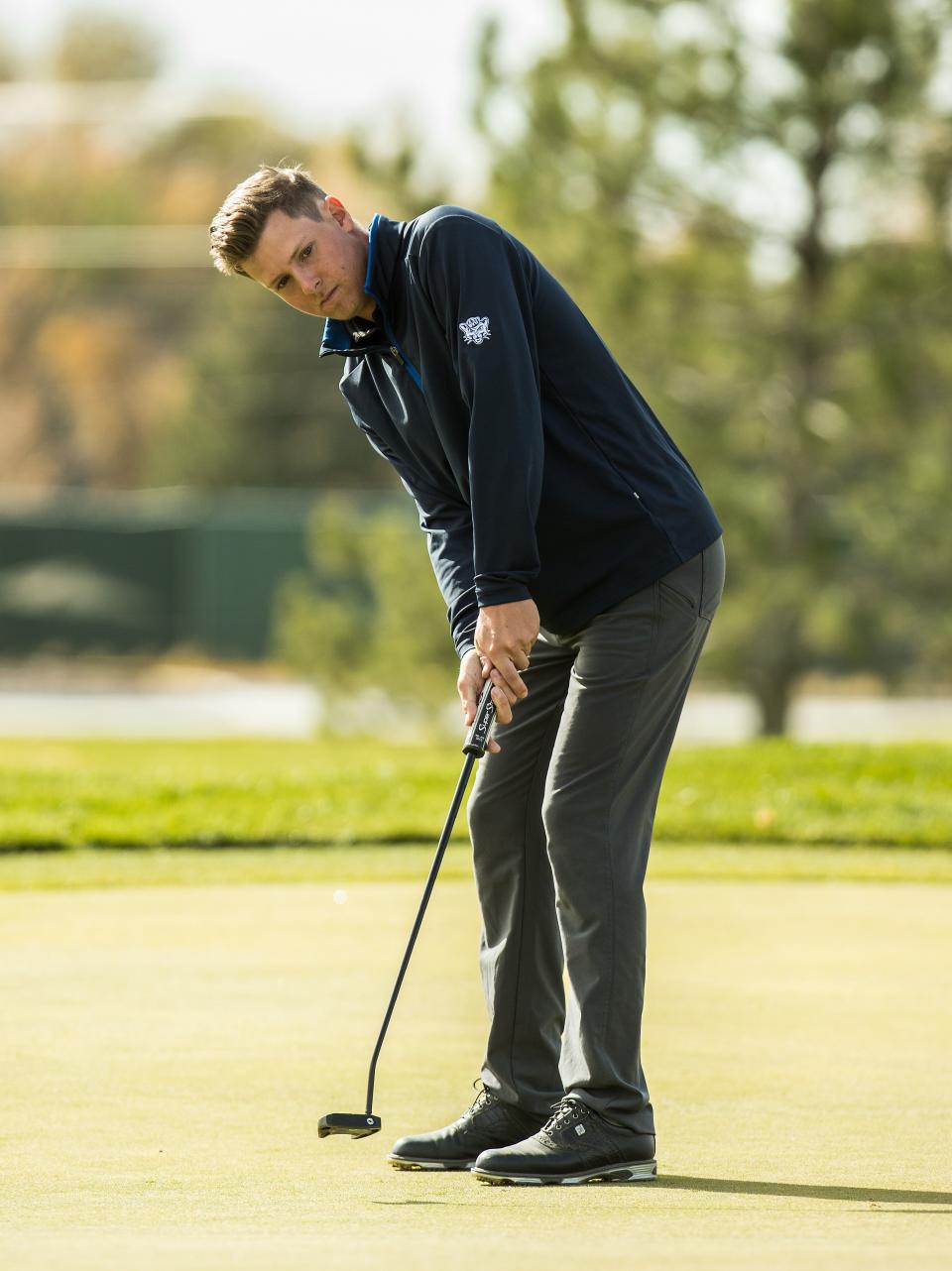 Former BYU golfer Rhett Rasmussen missed the cut by three shots in the 2021 Utah Championship, his first Korn Ferry Tour tournament.