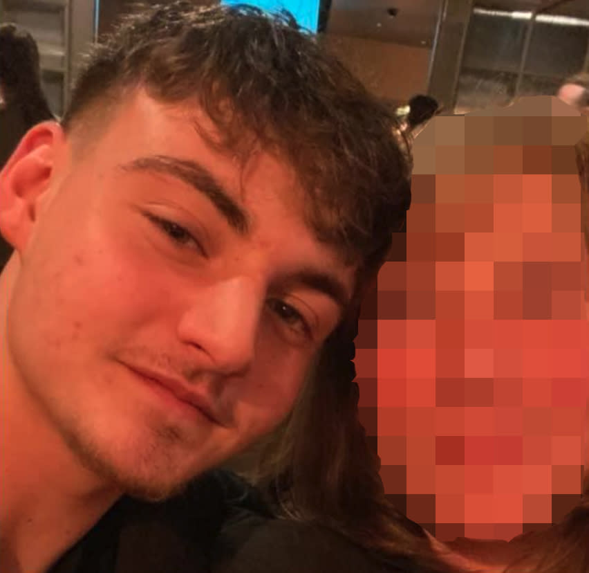 Marcus Smith, 19, pictured in an image shared by his mother, has been named locally as the teenager shot in the 'burglary gone wrong'. (Facebook/Kerry Smith)