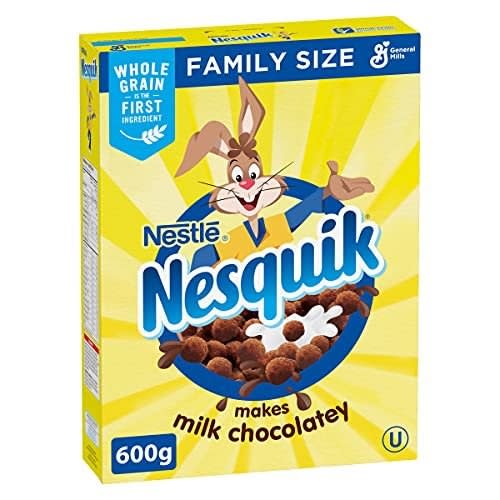 A box of Nesquik cereal