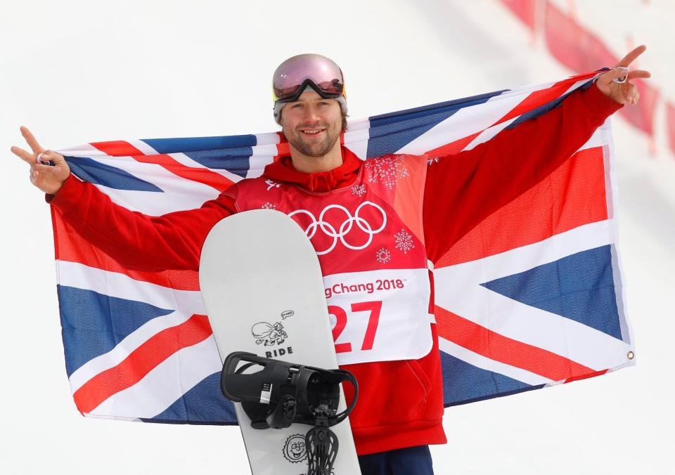 Morgan is the first British male snowboarder to stand on a Winter Olympic podium - REUTERS