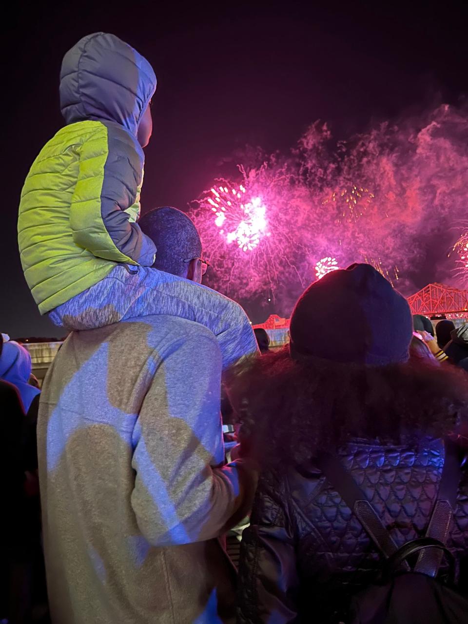 Roger and Adele M. were married in Louisville 21 years ago. They returned from Maryland for this year's Thunder Over Louisville