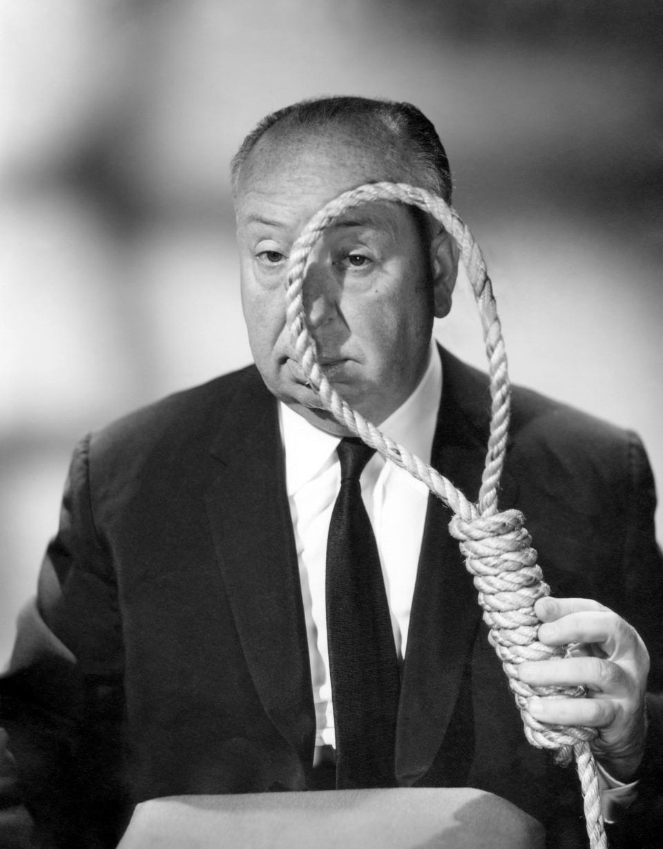 Retrato del director Alfred Hitchcock para la serie 'Alfred Hitchcock presenta'  (Foto: NBCU Photo Bank/NBCUniversal via Getty Images via Getty Images)