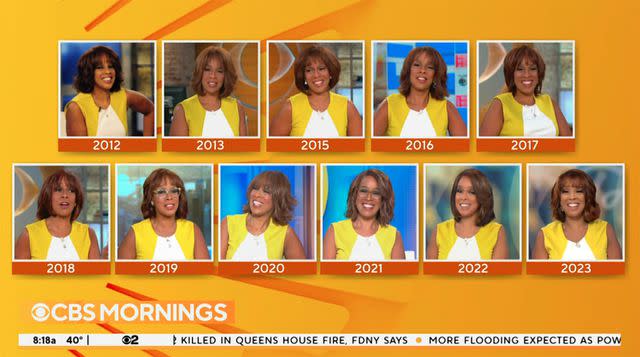 <p>CBS News </p> Gayle King through the years