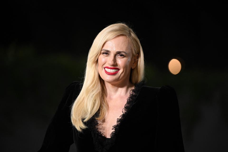 Australian actress Rebel Wilson arrives for the 2nd Annual Academy Museum Gala at the Academy Museum of Motion Pictures in Los Angeles, October 15, 2022.