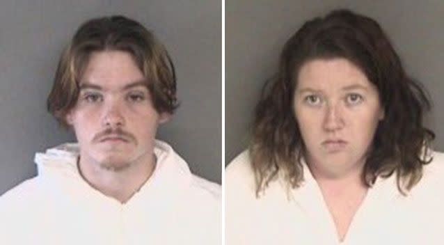 Daniel Gross, 19, and his girlfriend Melissa Leonardo, 25, (pictured) allegedly beat and stabbed Lizette Cuesta. Source: Alameda County Sheriff's Office