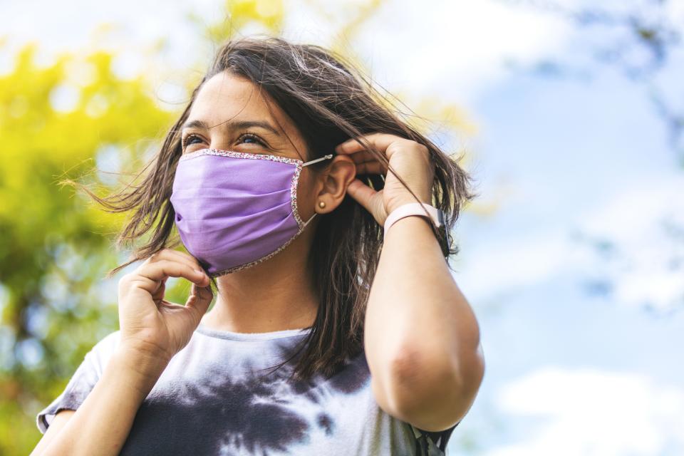 Support the Latinx community and do your part in limiting the spread of coronavirus by buying face masks from Latinx-owned Etsy shops. (eyecrave via Getty Images)