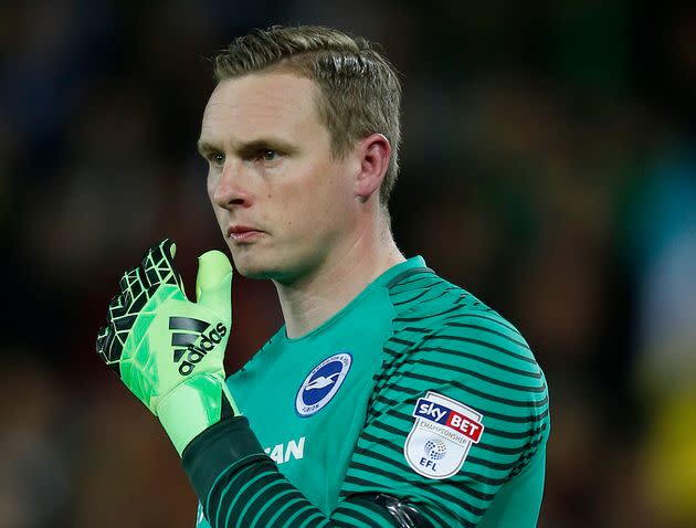 <strong>David Stockdale playing for Brighton and Hove Albion in 2017</strong>. (Photo: Reuters Staff via Reuters)