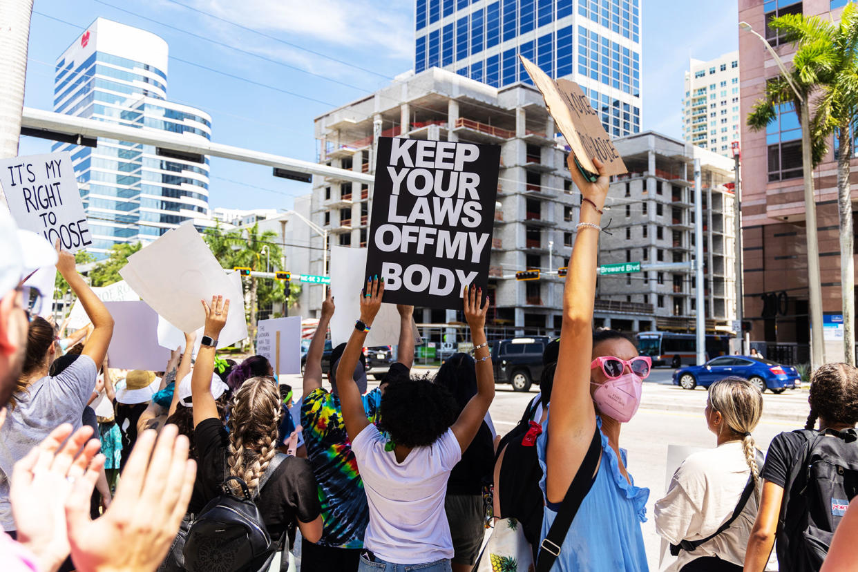 Pro-Choice Abortion Protest John Parra/Getty Images for MoveOn