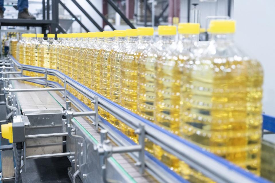 Refined vegetable oils