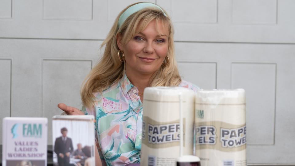 Kirsten Dunst as Krystal Stubbs in On Becoming a God in Central Florida