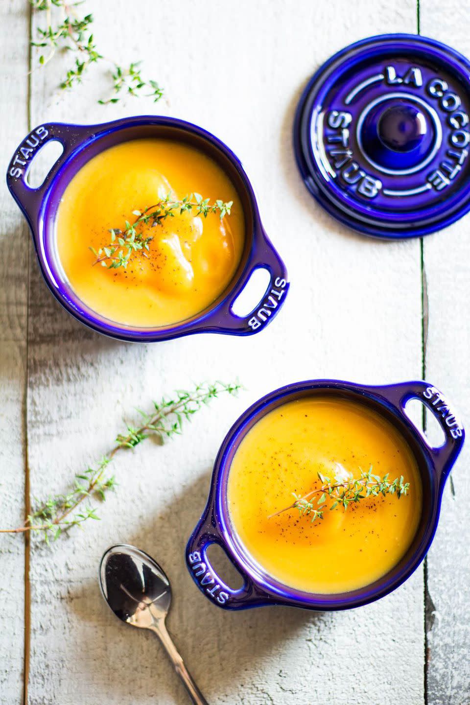 Roasted Garlic Butternut Squash Soup