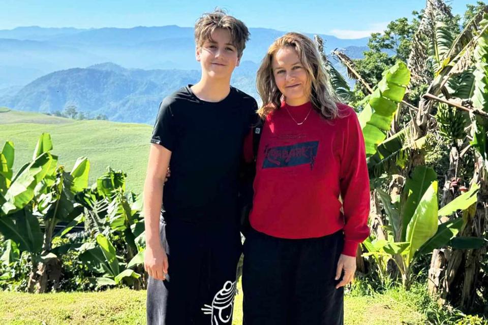 <p>Alicia Silverstone/Instagram</p> Alicia Silverstone with her son Bear in Costa Rica