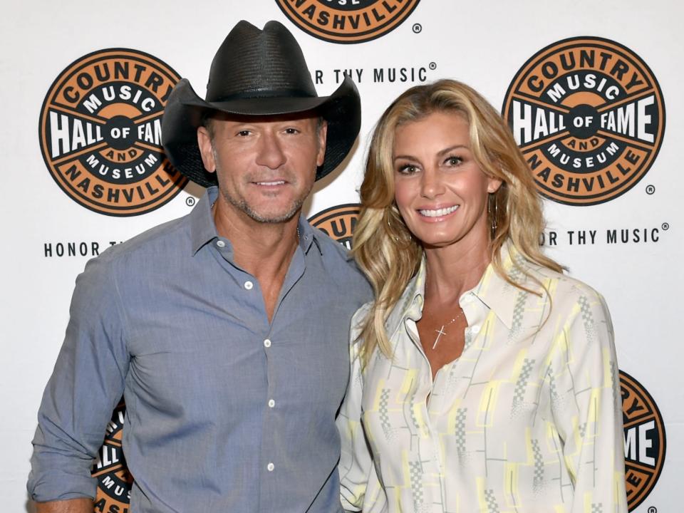 Tim McGraw and Faith Hill at Country Music Hall of Fame Museum