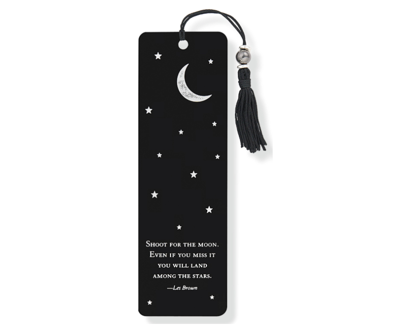 Shoot for the Moon Beaded Bookmark