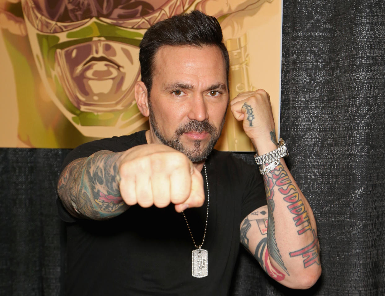 Power Rangers star and martial artist Jason David Frank has died at age 49. (Photo: Gabe Ginsberg/Getty Images)