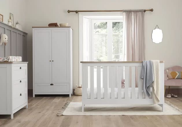 We opted for the Verona cotbed from Tutti Bambini but there are loads of options out there.