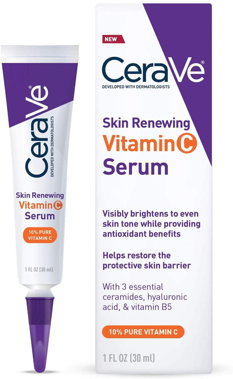 CeraVe Skin Renewing Vitamin C Serum, $41.90 from Amazon. Photo: Amazon.