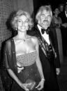 <b>#10 Kenny Rogers and Marianne Gordon </b>Country crooner Kenny Rogers and his fourth wife, actress Marianne Gordon, knew when to fold 'em when they divorced in 1993 after 16 years of marriage and one child together. Thanks to Rogers’ fame at the time, the divorce – which went uncontested -- got lots of media coverage when Gordon wound up with $60 million, about half of her ex’s fortune, a huge settlement at the time … and still today, for that matter! (Lennox McLendon/AP)