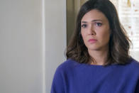 <p>Mandy Moore as Rebecca in NBC’s <i>This Is Us</i>.<br>(Photo: Ron Batzdorff/NBC) </p>