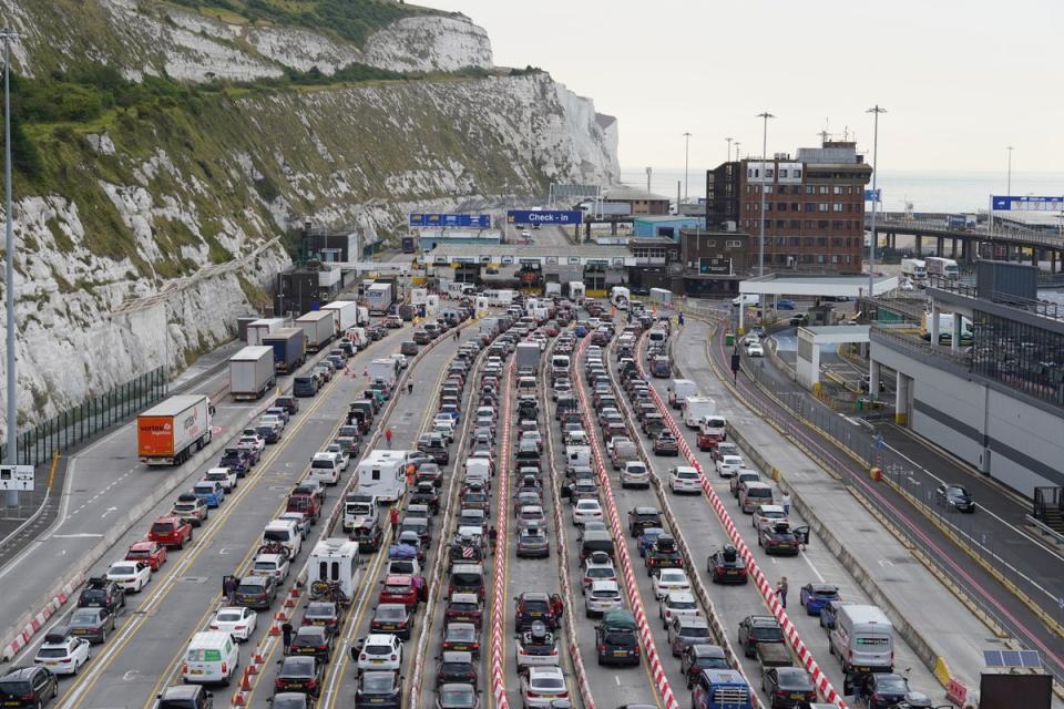 Motorists have been warned of more hours-long queues (Gareth Fuller/PA) (PA Wire)