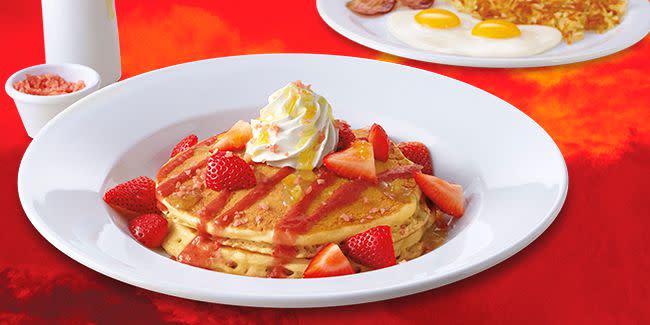 Dennys Now Makes Pancakes Topped With Pop Rocks