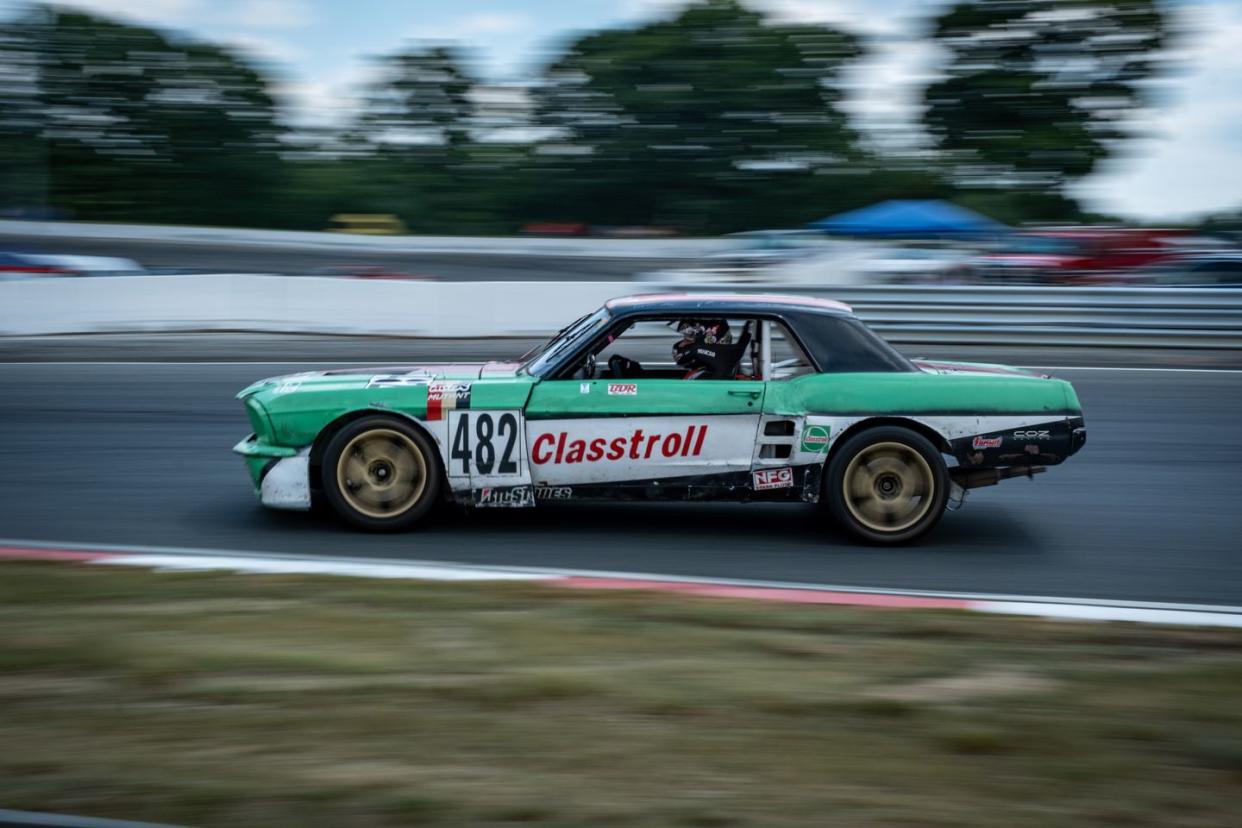 a race car on a track