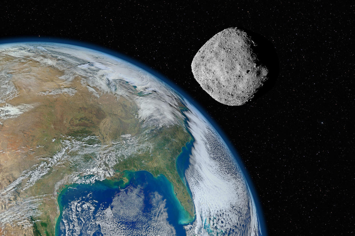 Asteroid approaching earth Getty Images/dzika_mrowka