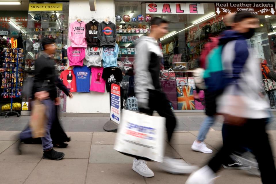 Retailers on Oxford Street are expected to see lower business rates bills  (AP)