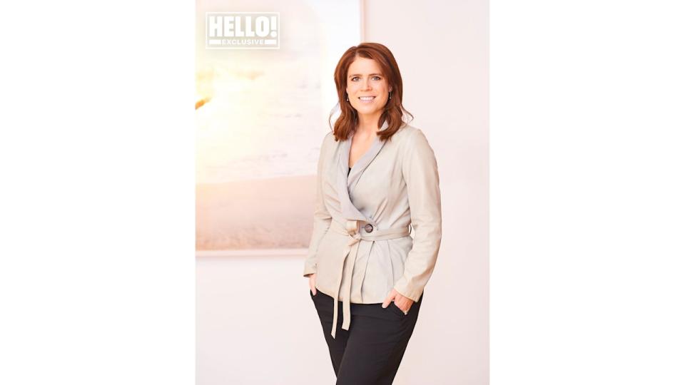 Princess Eugenie poses for HELLO! shoot