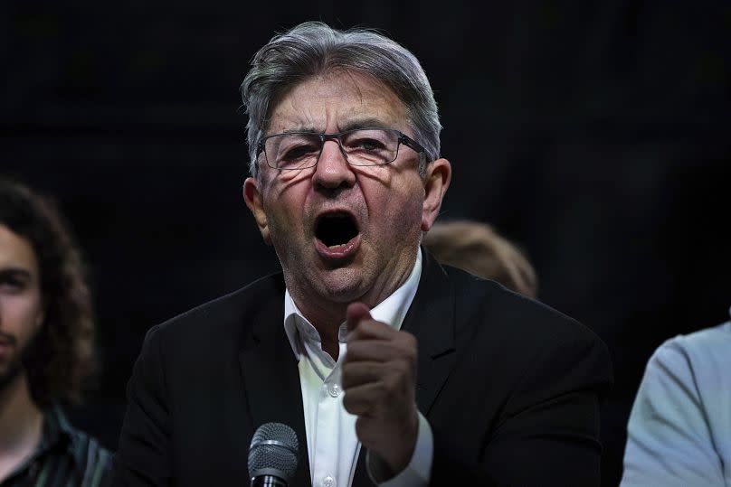 Far-left leader Jean-Luc Melenchon 