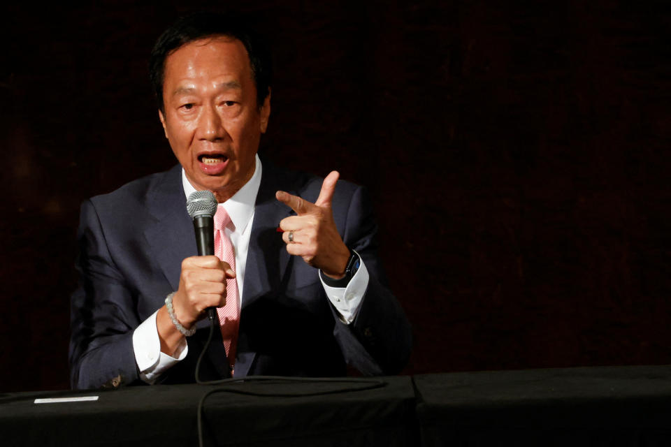 Terry Gou, founder of Hon Hai Group. Photo credit: REUTERS/Carlos Garcia Rawlins