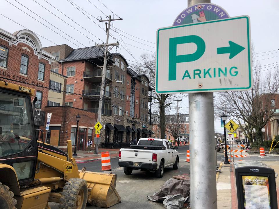 The city of Newark is taking input on parking as Main Street undergoes a significant renovation project.