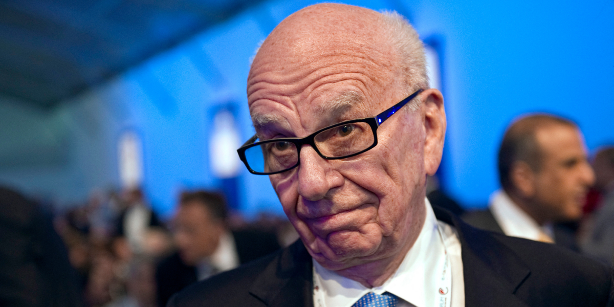 Controversial businessman Rupert Murdoch launches his TV channel