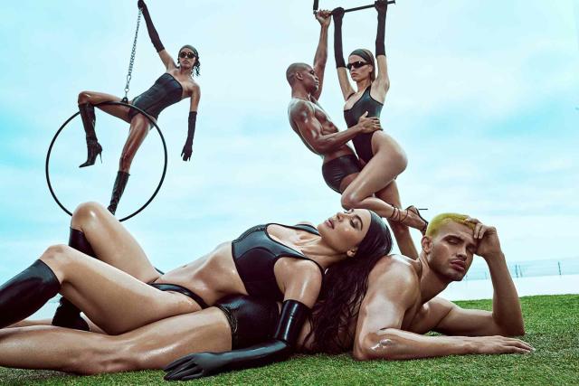 Kim Kardashian Models Sexy New SKIMS Swimwear Drop