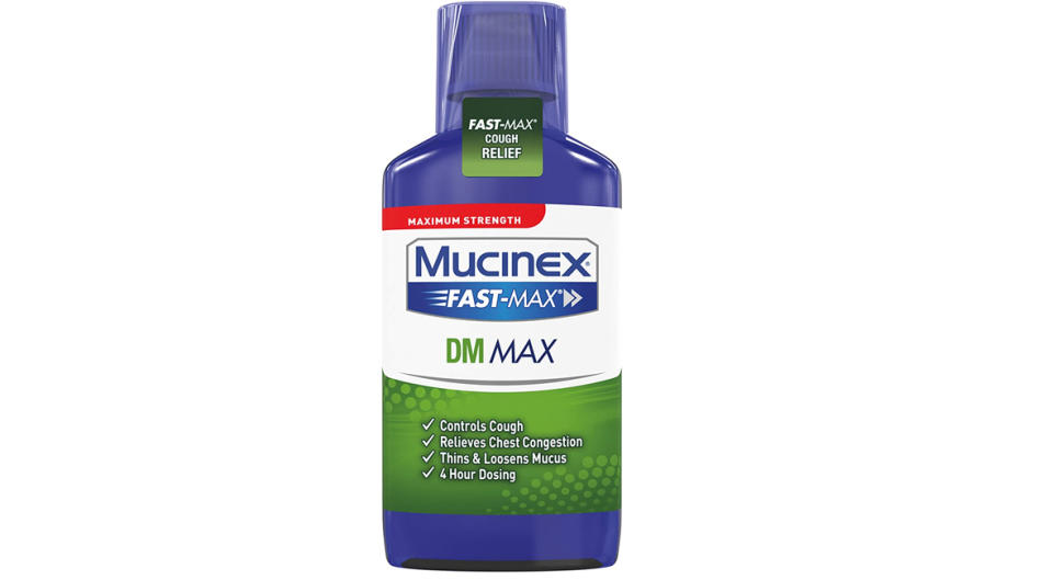 Mucinex Fast-Max DM, Max Strength Chest Congestion Relief (Photo: Amazon)