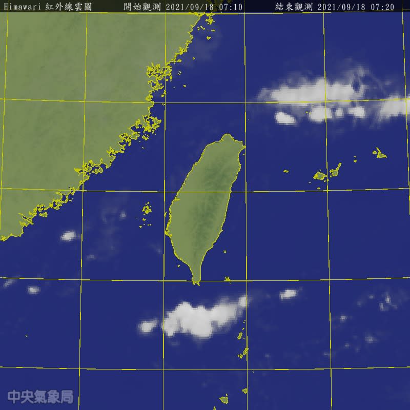 衛星雲圖。（圖／中央氣象局）