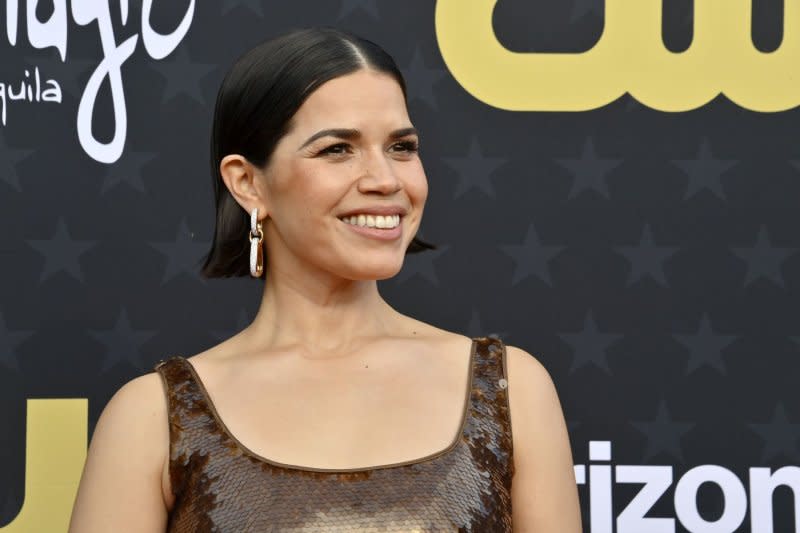 America Ferrera attends the 29th annual Critics' Choice Awards at the Barker Hanger in Santa Monica, Calif., on Sunday. Photo by Jim Ruymen/UPI