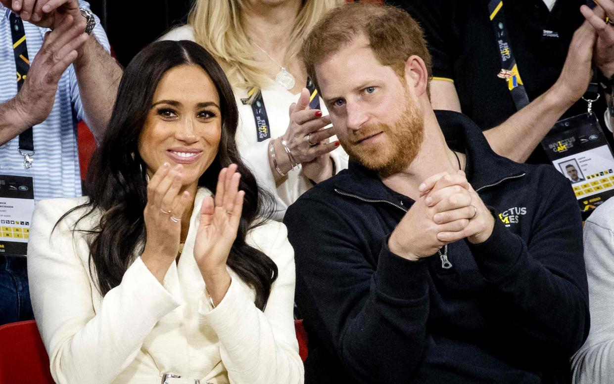 The Duke and Duchess of Sussex are due to fly over from California with their children next week - Sem van der Wal/AFP via Getty Images