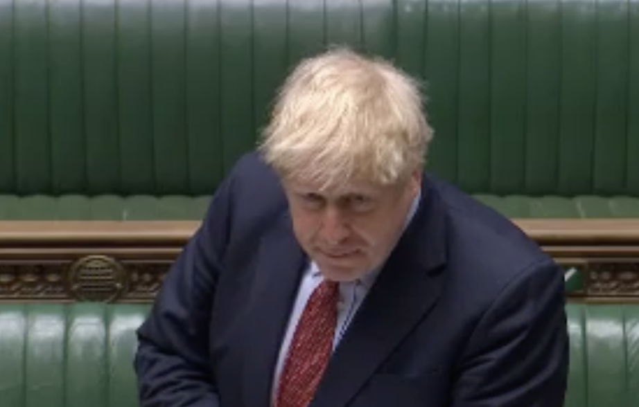 Boris Johnson refused to say whether he read a major report forecasting a 'worst-case' of 120,000 deaths. (Parliamentlive.tv)