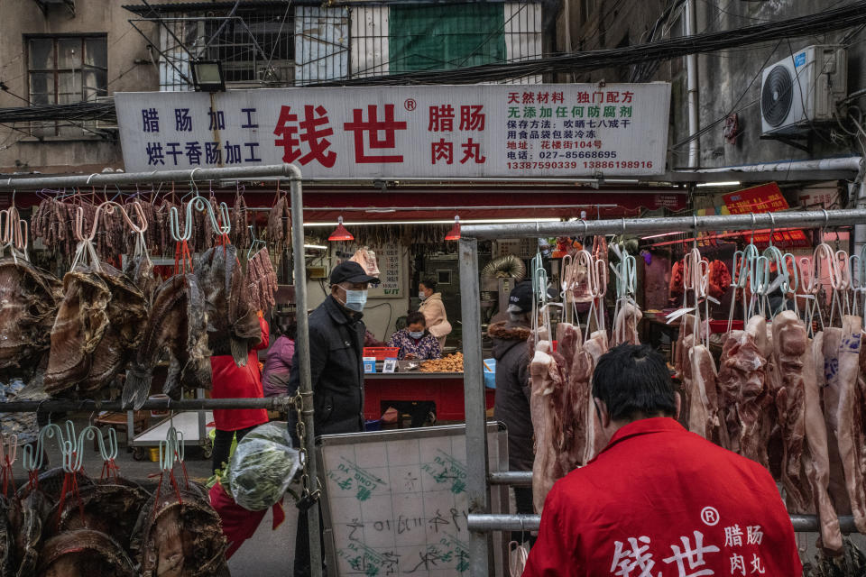 A orillas del río Yangtsé, en Wuhan. (Gilles Sabrie/The New York Times)