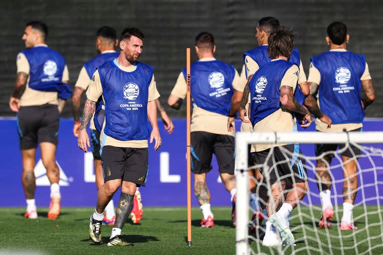 Lionel Messi va a trabajar para tratar de estar desde el arranque con Ecuador