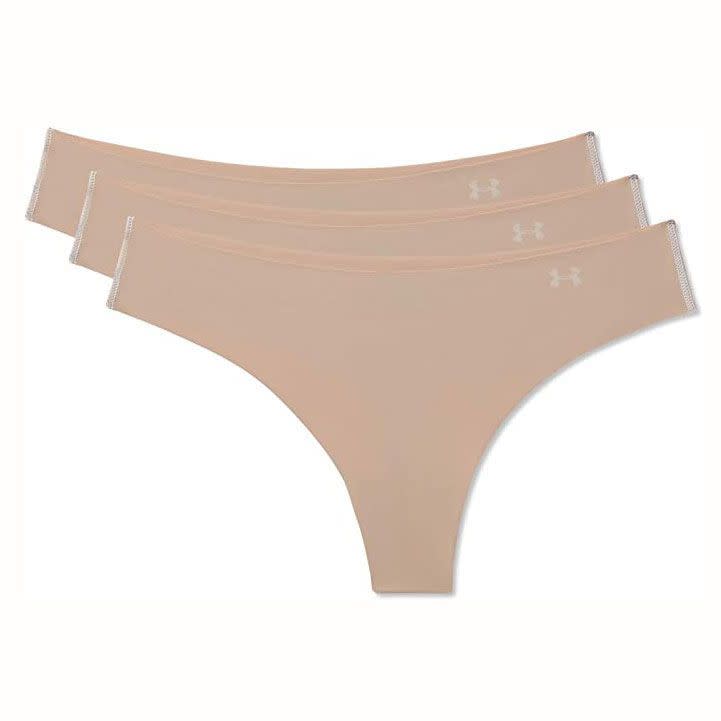 3) Women's Pure Stretch Thong Multi-Pack