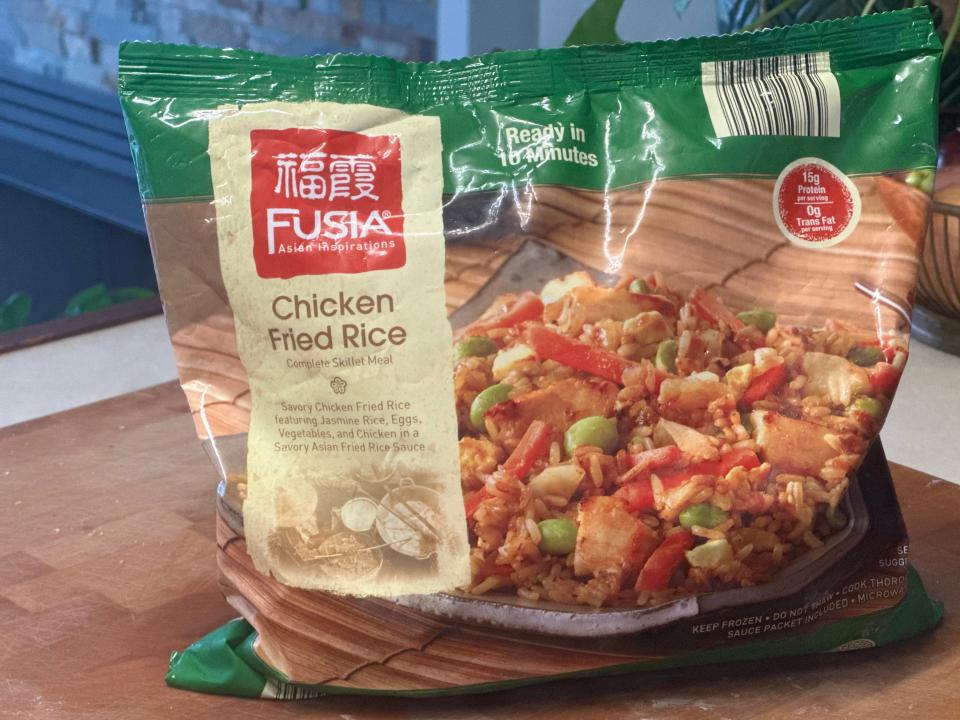 Aldi chicken fried rice bag