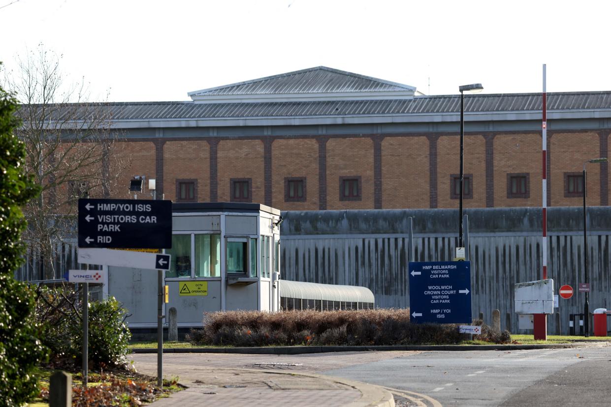 A general view is pictured of HMP Belmarsh prison in southeast London on December 10, 2021, where WikiLeaks founder Julian Assange is being held. - The US government on Friday won its bid to overturn a block on the extradition of WikiLeaks founder Julian Assange from Britain to face trial for publishing top secret documents. (Photo by Hollie Adams / AFP) (Photo by HOLLIE ADAMS/AFP via Getty Images)