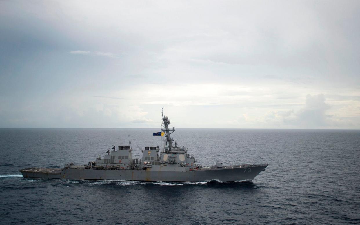 The US has made several excursions into the South China Sea, provoking Beijing's anger (file photo) - AFP