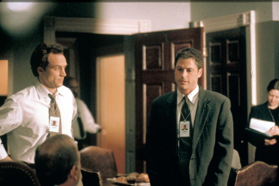 <span><span>Bradley Whitford and Rob Lowe on The West Wing</span><span>Moviestore/Shutterstock</span></span>