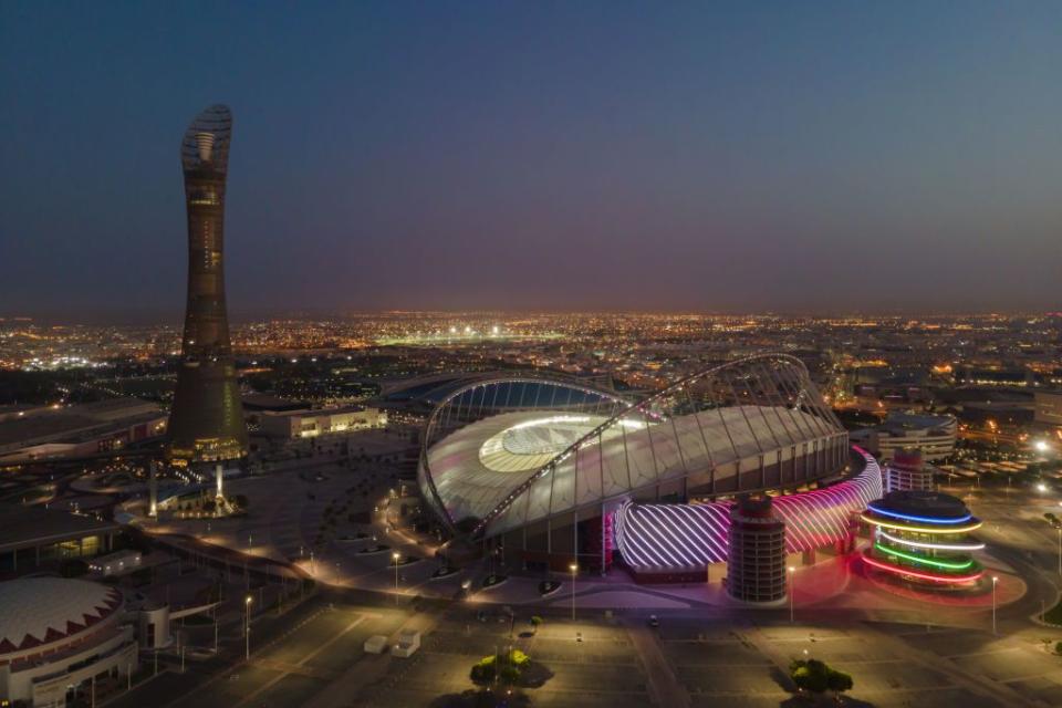 aerial views of fifa world cup qatar 2022 venues