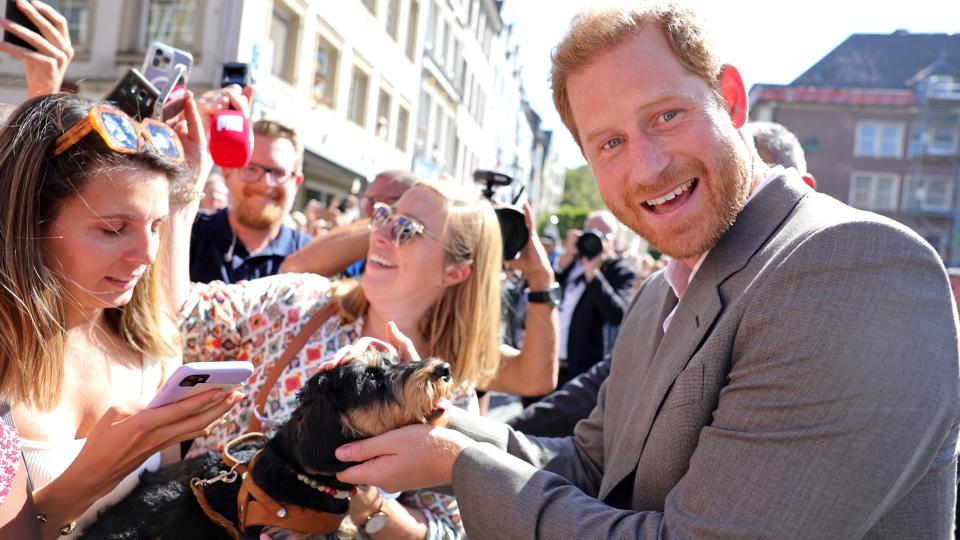 Prince Harry in Dussledorf